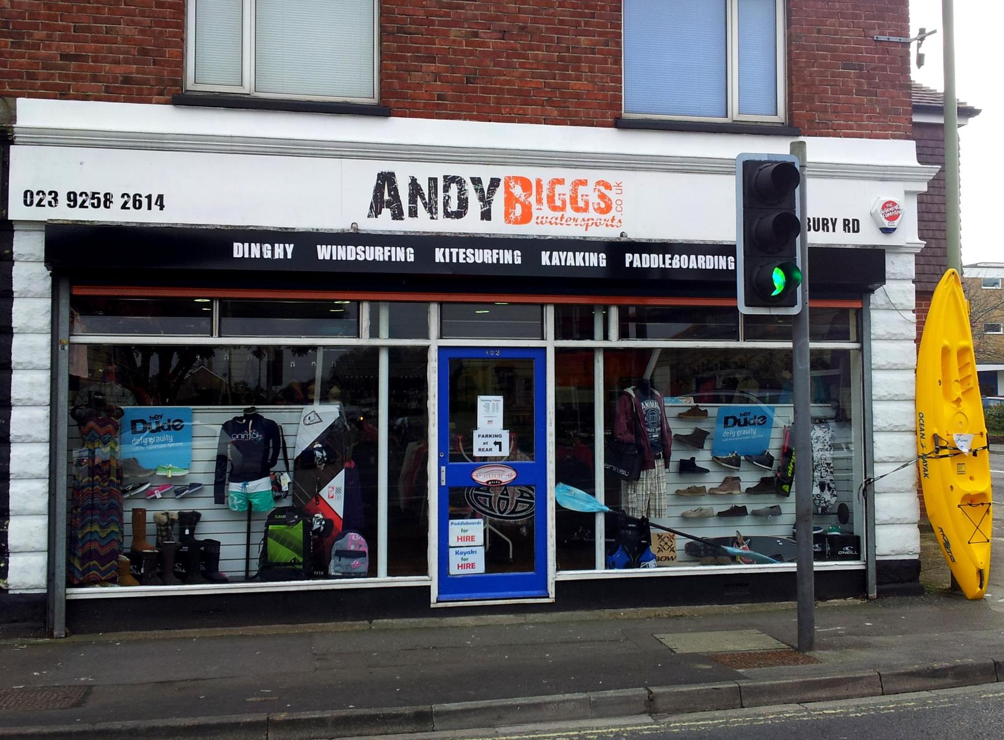 AndyBiggs Watersports Gosport Store
