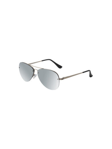 Dirty Dog Sunglasses Astro Silver Frame Silver Mirror Polarised Lens