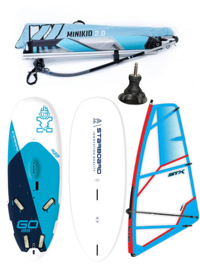 Starboard GO 133Ltr Kids Windsurfing package + STX KIDS RIG COMPLETE